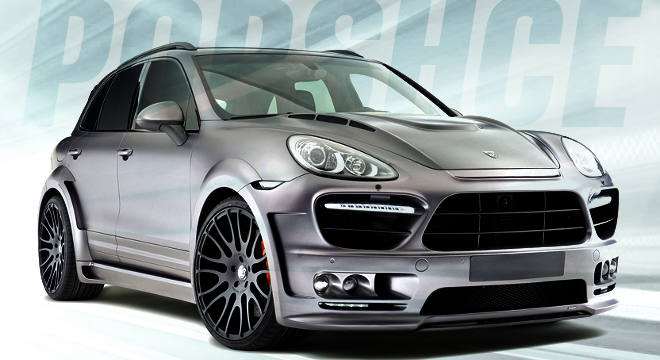 предполагаемый вид нового поколения Porsche Cayenne