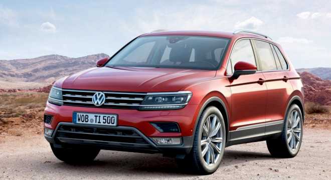 экстерьер новой модели Volkswagen Tiguan