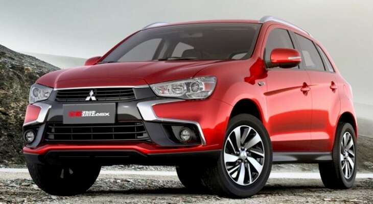 вид нового кузова mitsubishi asx