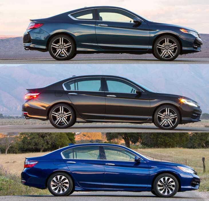 боковой вид Honda Accord