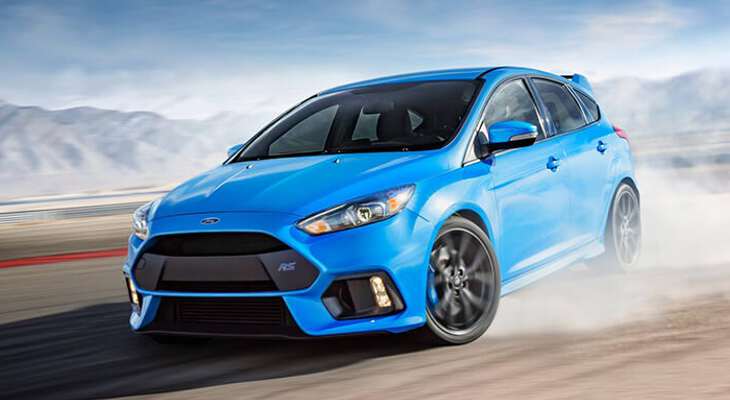 Ford Focus RS на трассе