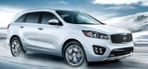 новый Kia Sorento 2017 года на дороге