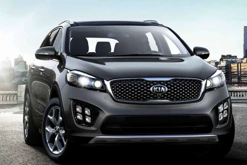 Kia Sorento в черном цвете