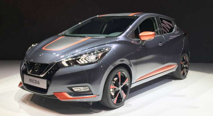 Nissan Miсra 2017 года на выставке