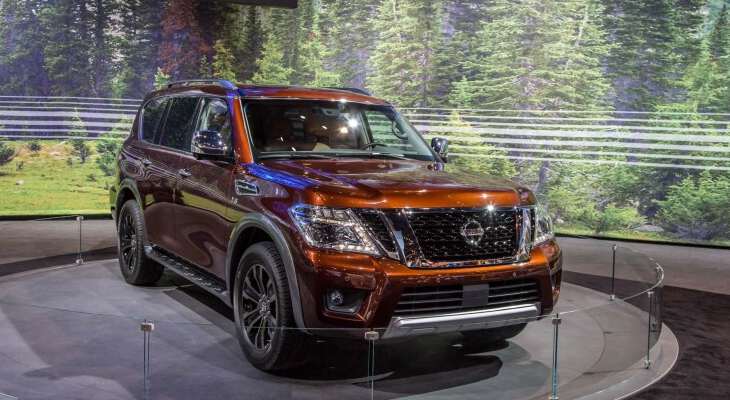 Nissan Patrol 2017 года на выставке